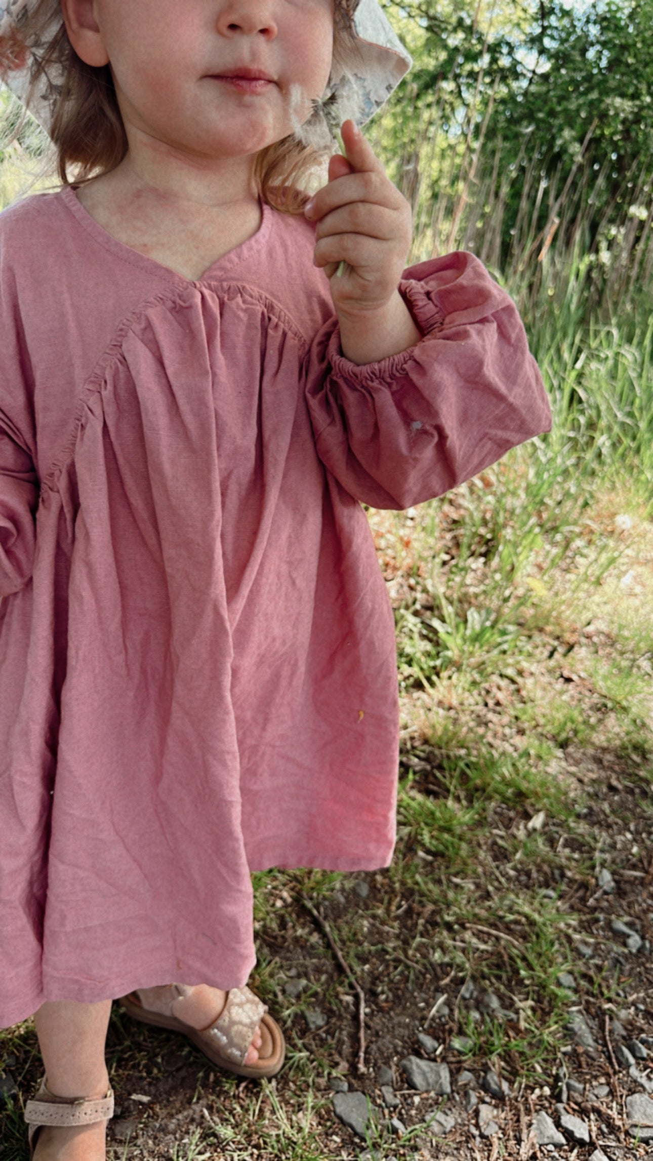 Leinen Kleid
