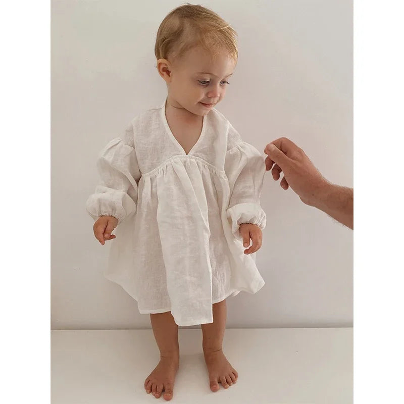 Leinen Kleid