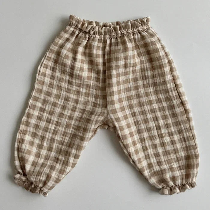 Musselin Hose mit Motiven