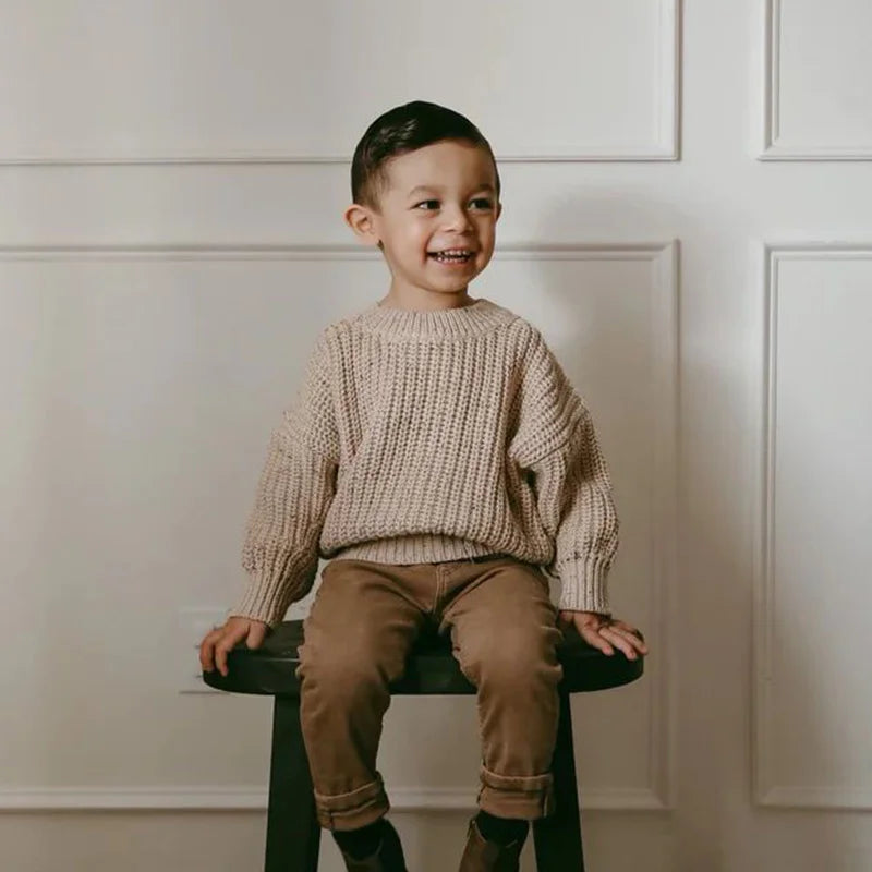 Grober Strickpullover