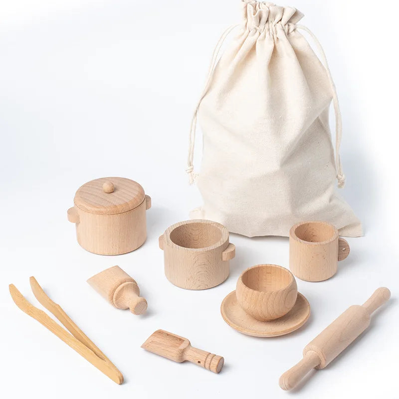 Montessori Holz-Küchenset