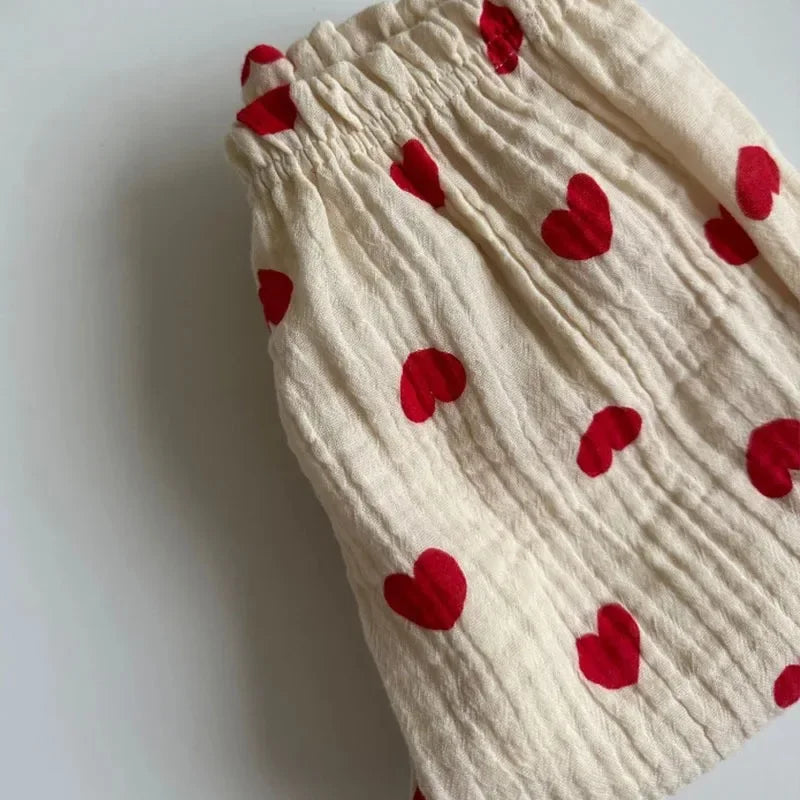 Musselin Hose mit Motiven