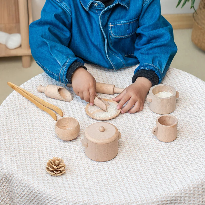 Montessori Holz-Küchenset