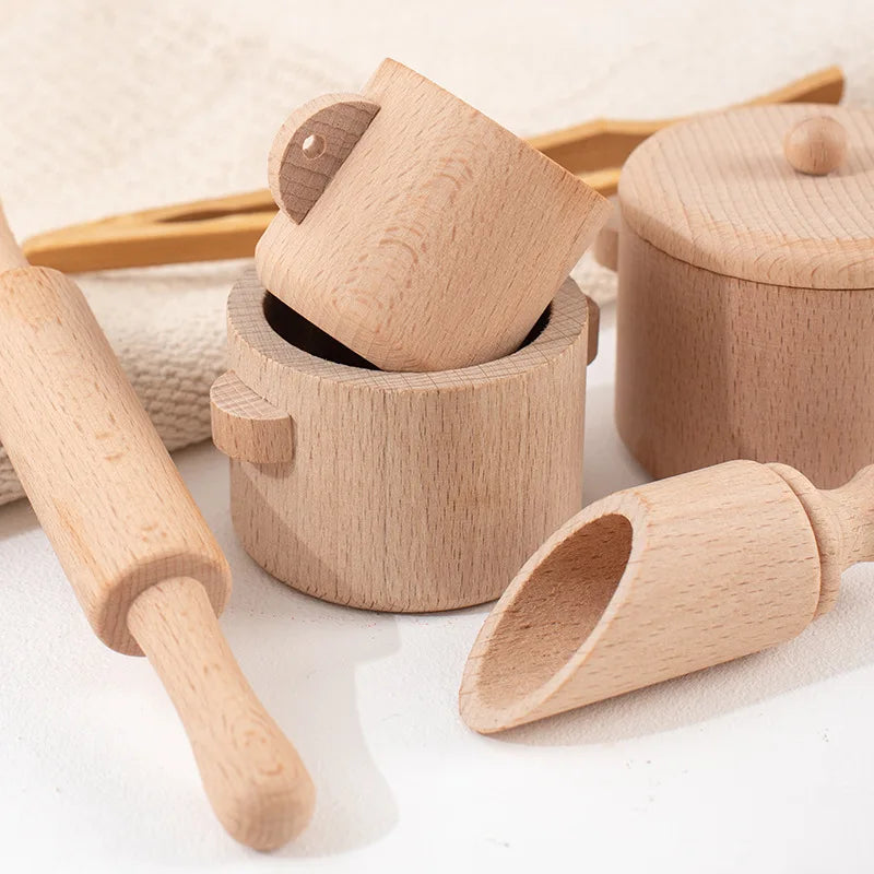 Montessori Holz-Küchenset
