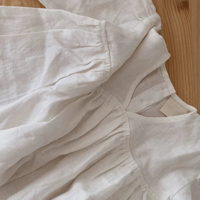 Leinen Kleid
