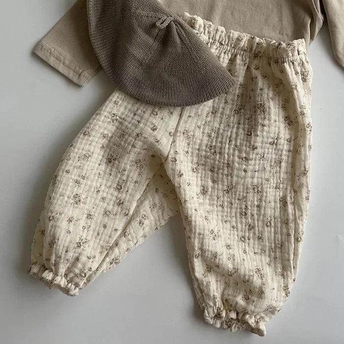 Musselin Hose mit Motiven