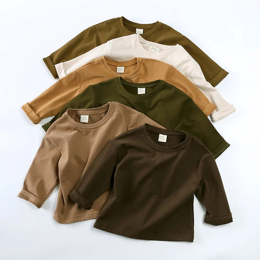 Neutrale Langarm-Shirts