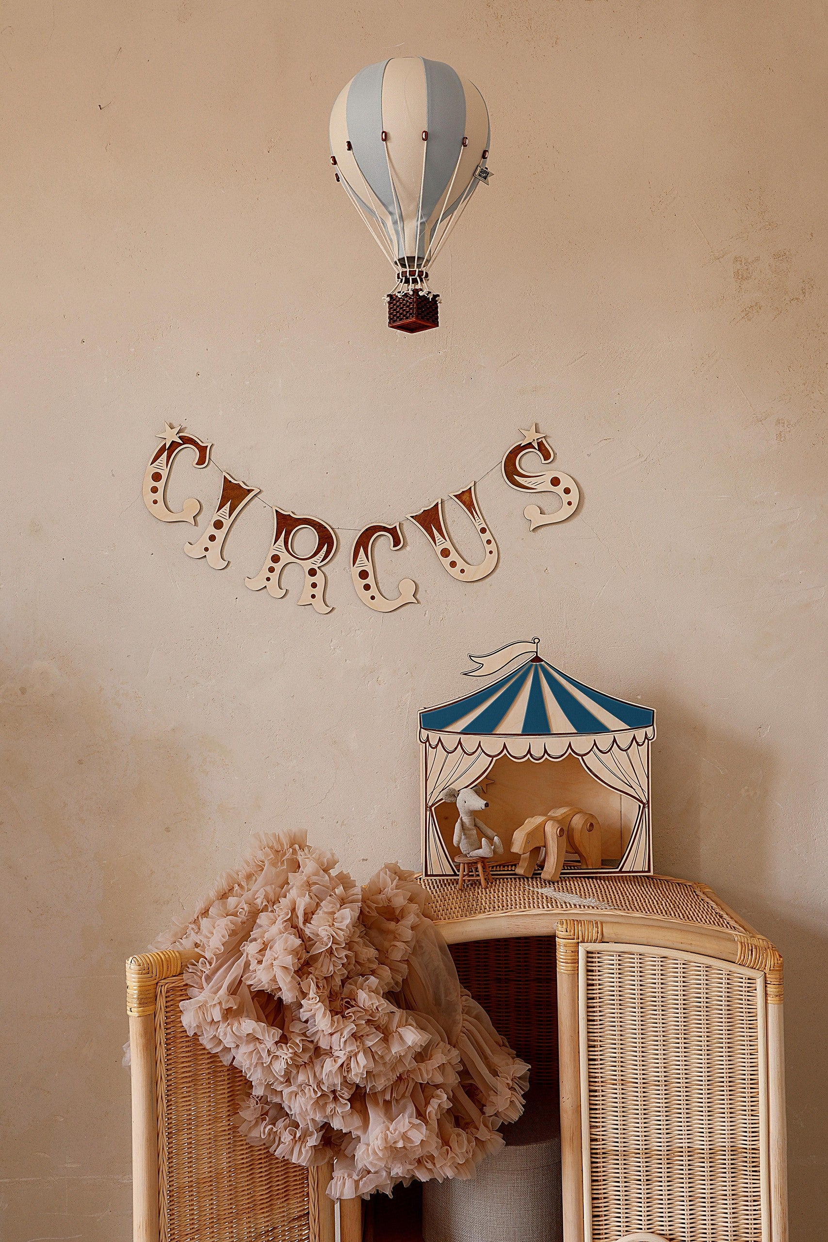 Circus Puppet Theater – Wooden Wall Decoration