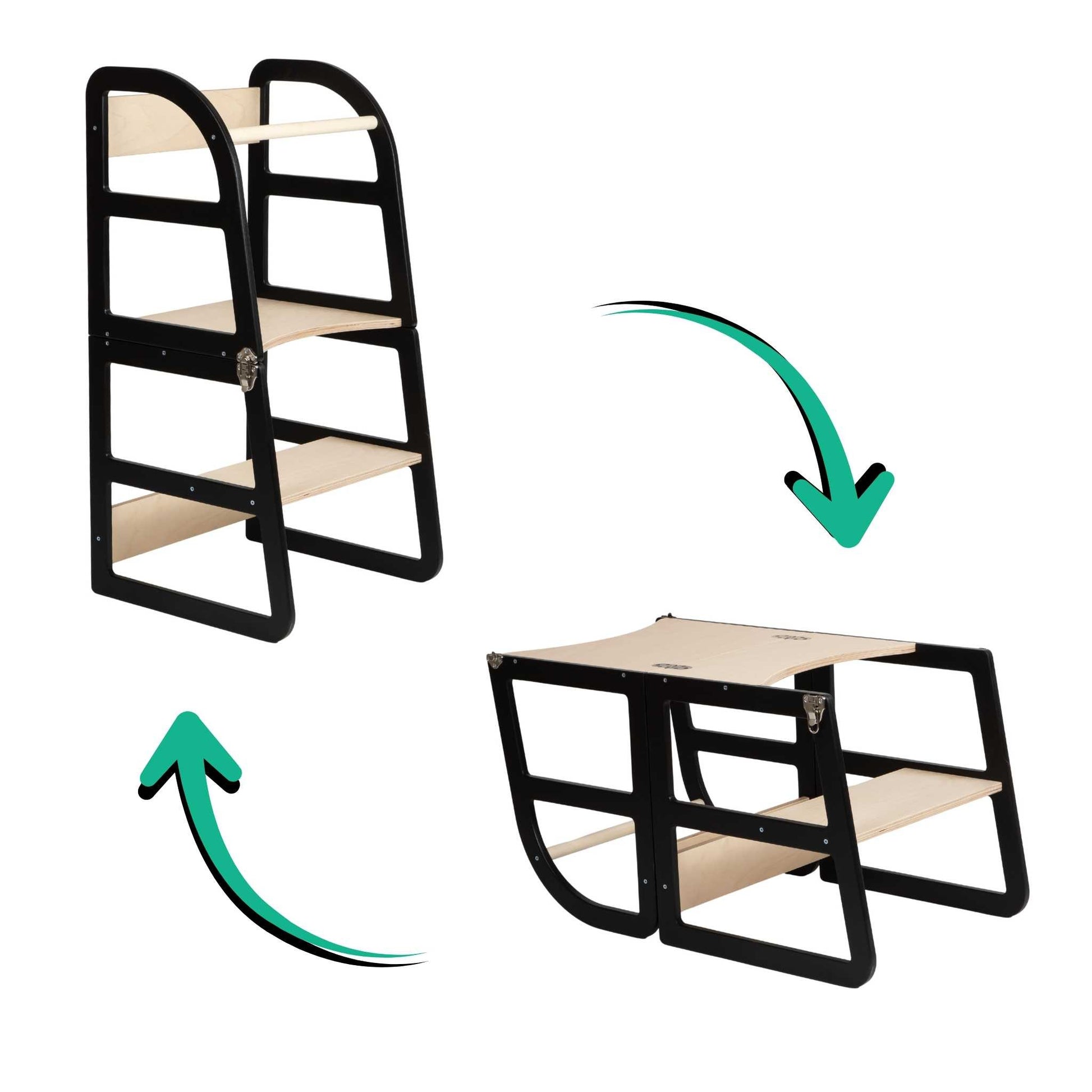 Transformable Kitchen Tower - Sleekstep, Convertible 2-in-1