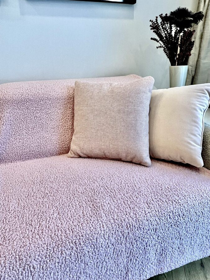 Handmade Bedspread & Blanket Teddy - Dusty Pink