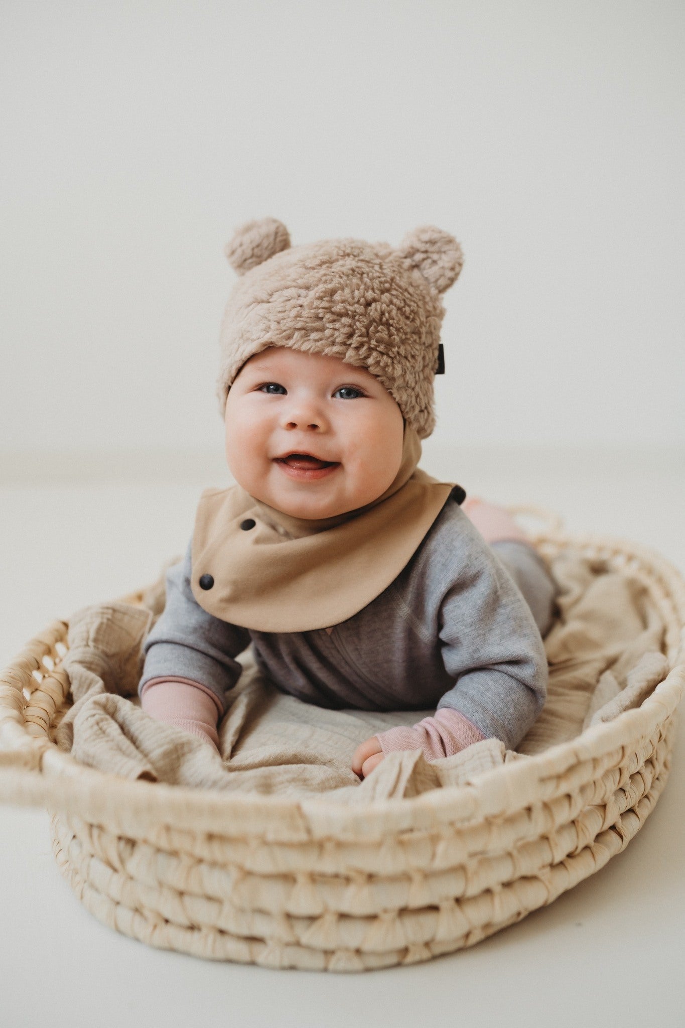 Merino Wool Lined Baby Balaclava THEO