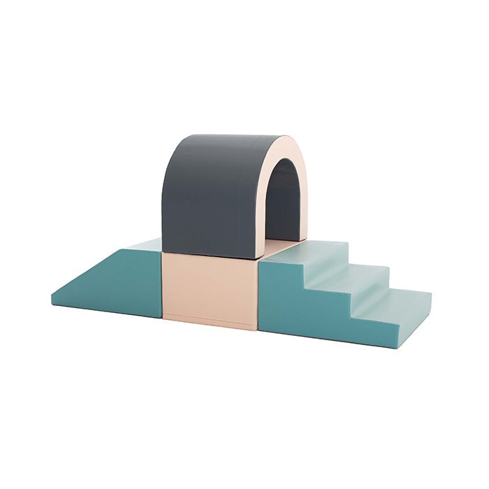 Soft Play Set Tunnel - Pastel