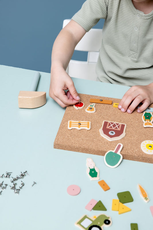 Wooden Tap Tap Game - Farm